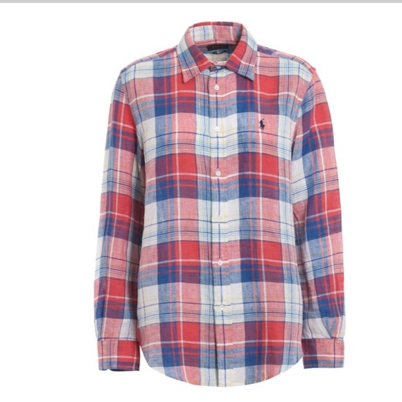 Polo Ralph Lauren Tops - NWT Polo Ralph Lauren Linen Button Down SZ 2